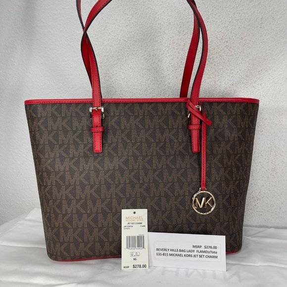 WOMEN'S BAG - MICHAEL KORS -1ofakind - 38F1CT9T3B - TZ - FLAME TOTE